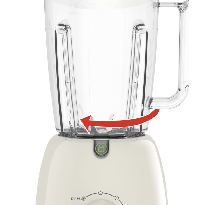 Blender Moulinex Soleil 500W 1.75 L Blanc en Tunisie