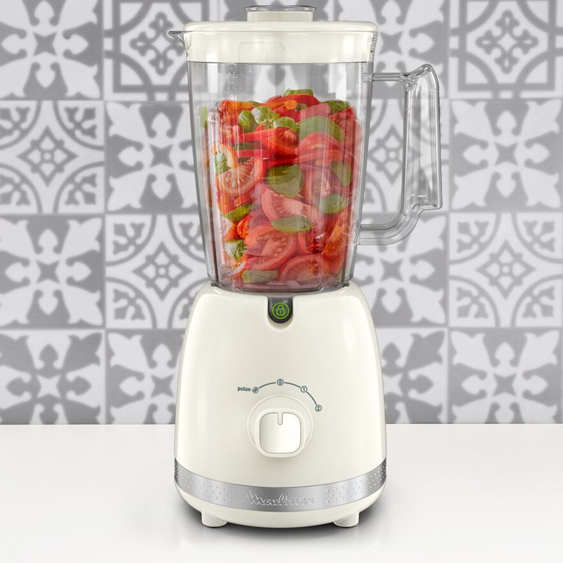 Blender Moulinex Soleil 500W 1.75 L Blanc en Tunisie