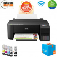 Imprimante à Réservoir Intégré EPSON ECOTANK L1250 Couleur Wi-Fi - Noir (C11CJ71403)