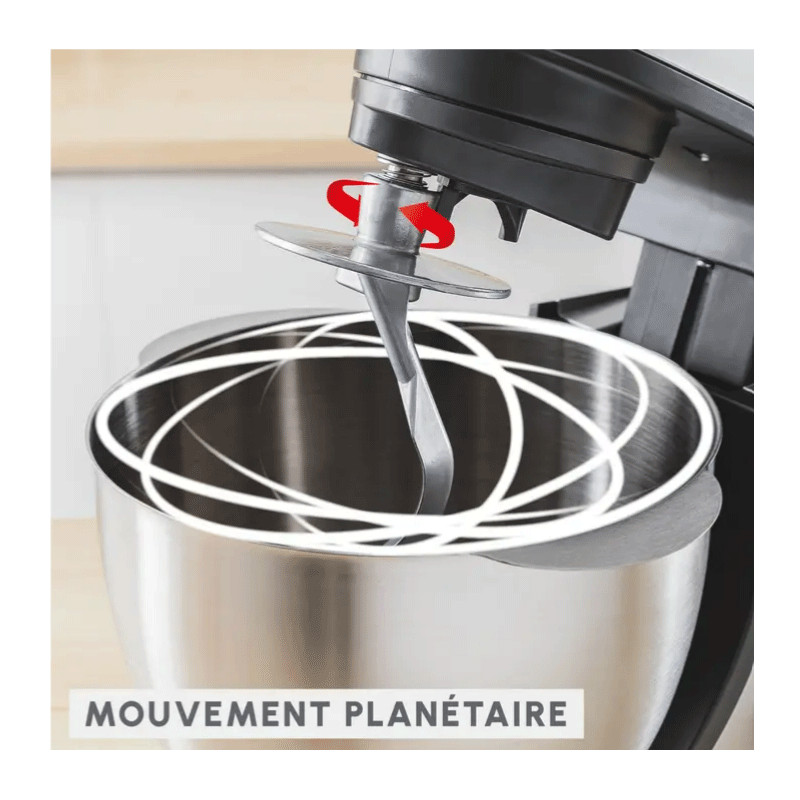 Robot Pâtissier Moulinex QA160110 800W Blanc en Tunisie