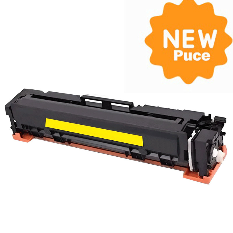 Toner Adaptable HP LaserJet W2211A 207A Avec Puce Jaune en Tunisie