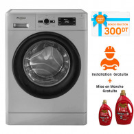 Lavante Séchante Frontale Whirlpool 11kg 6ème Sens  Silver