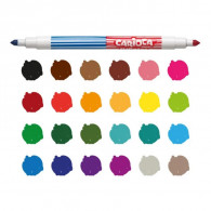 Pack De 12 Feutres Carioca Bicolor Super Lavable Multicolore En Tunisie