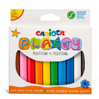 Pâte a modeler Carioca Plasty 10 Couleurs 200G En Tunisie