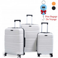 Set De Trois Valises Titou Avec Afficheur Gris en Tunisie