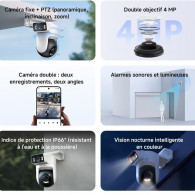 Caméra De Surveillance Extérieur Xiaomi CW500 Dual Blanc En Tunisie Caméra De Surveillance Extérieur Xiaomi CW500 Dual Blanc En Tunisie