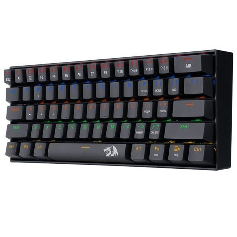 Clavier Gaming Mécanique Redragon Lakshmi K606 RAINBOW LED RED Switch Noir En Tunisie