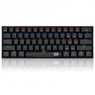 Clavier Gaming Mécanique Redragon Lakshmi K606 RAINBOW LED RED Switch Noir