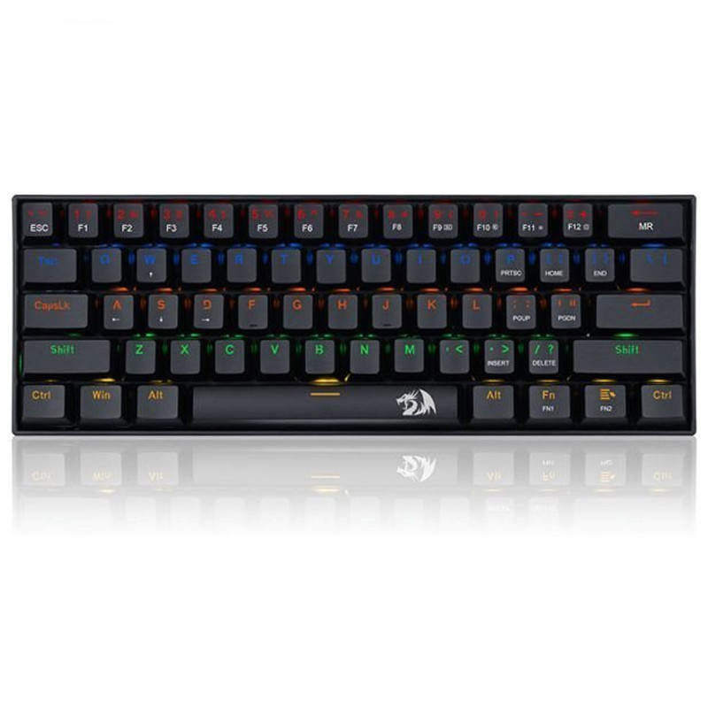 Clavier Gaming Mécanique Redragon Lakshmi K606 RAINBOW LED RED Switch Noir En Tunisie Clavier Gaming Mécanique Redragon Lakshmi K606 RAINBOW LED RED Switch Noir En Tunisie