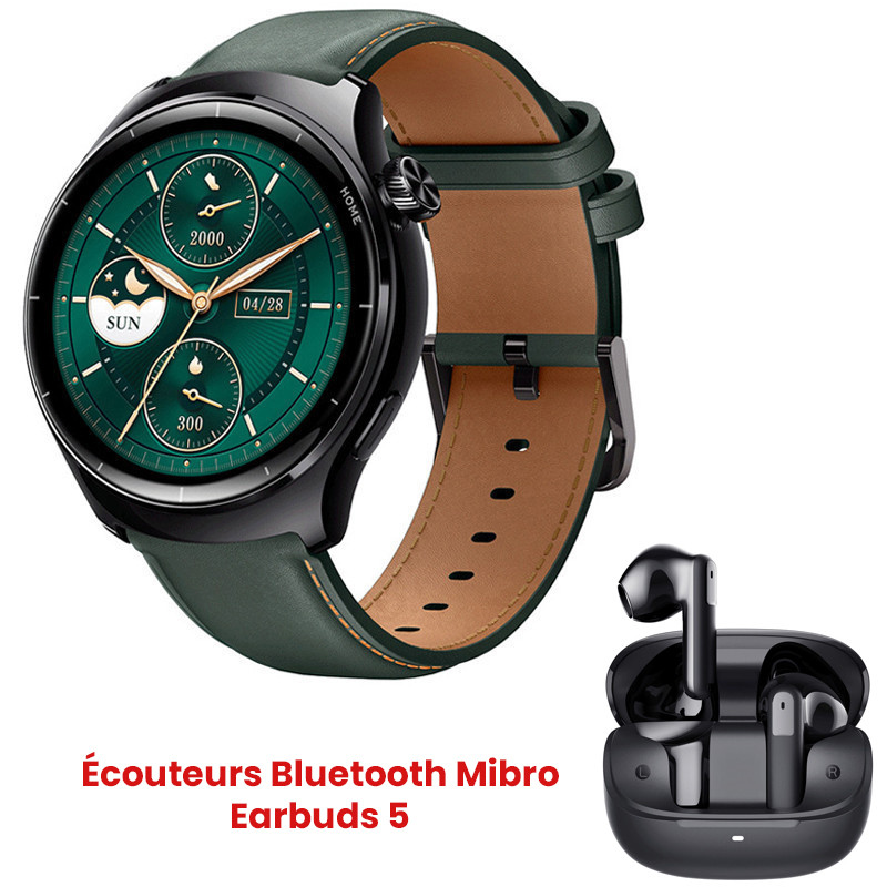 Smartwatch Mibro Lite 3 Pro Vert en Tunisie
