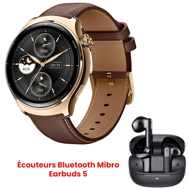 Smartwatch Mibro Lite 3 Pro Marron en Tunisie Smartwatch Mibro Lite 3 Pro Marron en Tunisie