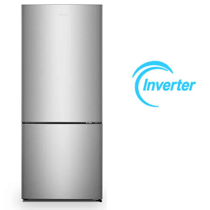 Réfrigérateur Combinée Hisense RB3P422NSC Inverter 422L NoFrost Inox en Tunisie Réfrigérateur Combinée Hisense RB3P422NSC Inverter 422L NoFrost Inox en Tunisie