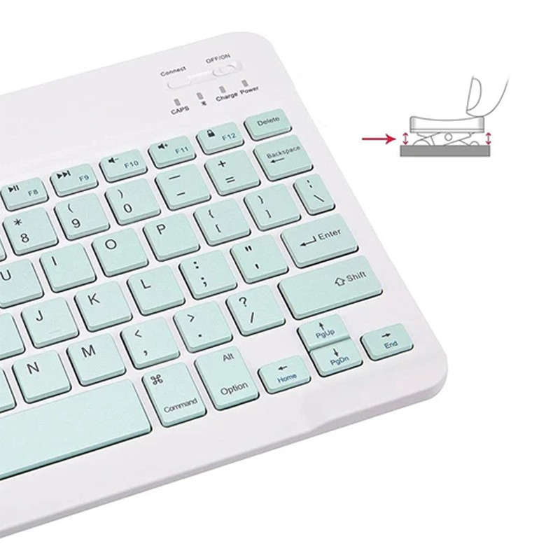 Pack Clavier Et Souris Sans Fil Bleu en Tunisie
