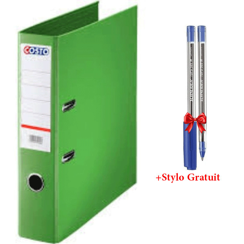 CLASSEUR A LEV COSTO PRO D75 VERT CLAIR