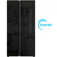 Réfrigérateur Side By Side Hyundai HYN-91SBS2D-BG 505L NoFrost Inverter Verre Noir en Tunisie