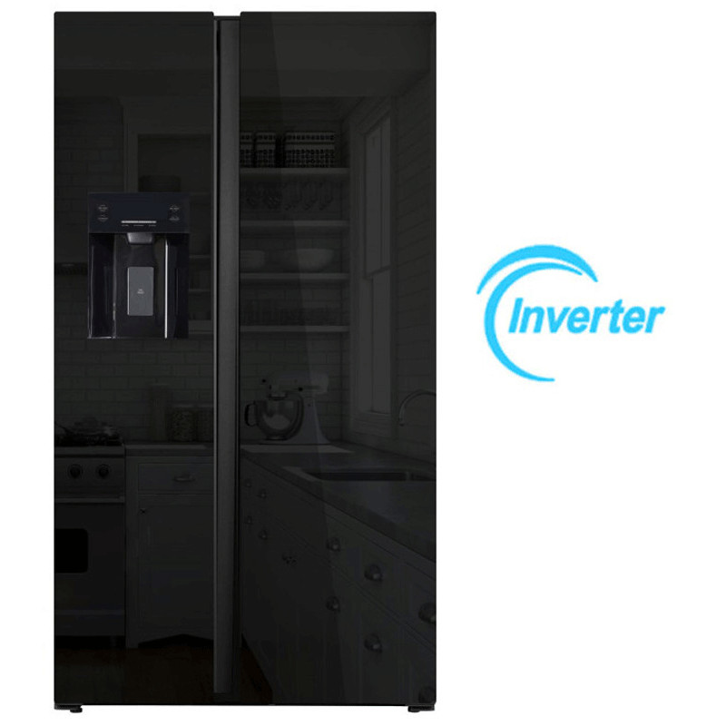 Réfrigérateur Side By Side Hyundai Inverter 556L NoFrost Noir en Tunisie