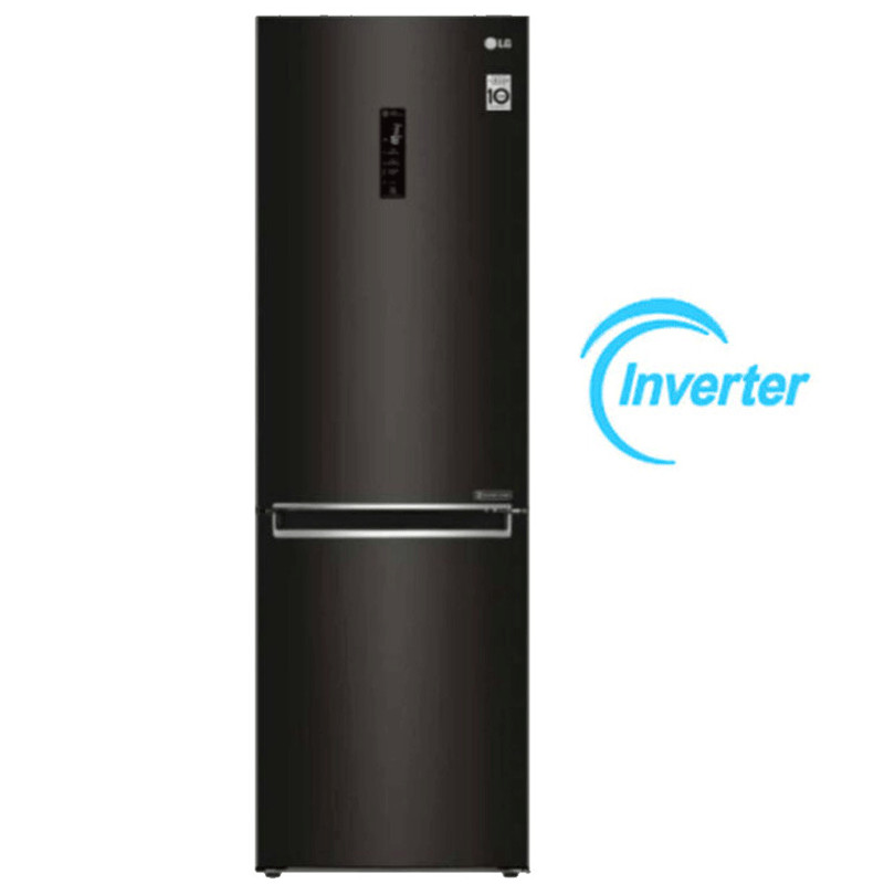 Réfrigérateur Combiné LG Inverter 374L NoFrost Noir en Tunisie Réfrigérateur Combiné LG Inverter 374L NoFrost Noir en Tunisie