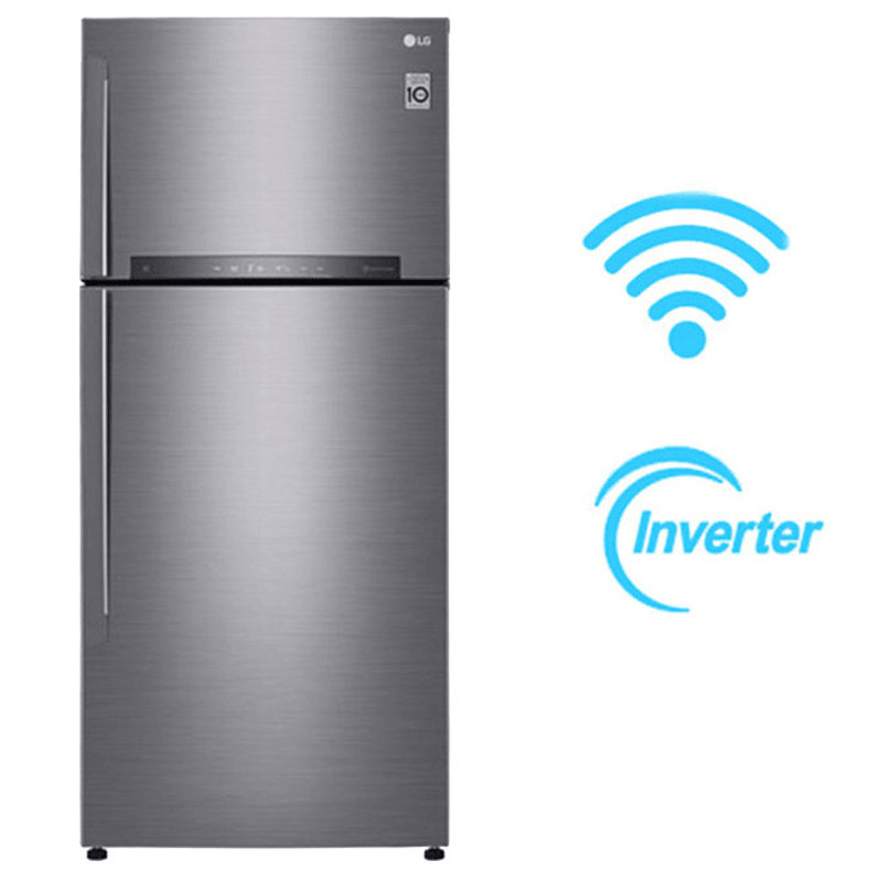 Réfrigérateur LG 506 Litres NoFrost - Silver (GN-H702HLHU) En Tunisie Réfrigérateur LG 506 Litres NoFrost - Silver (GN-H702HLHU) En Tunisie