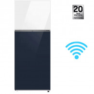 Réfrigérateur Samsung RT42CB66448AEL 415 Litres NoFrost Blanc & Bleu Marine en Tunisie