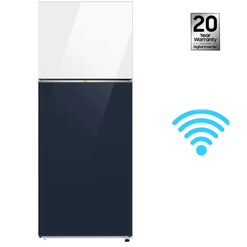Réfrigérateur Samsung RT42CB66448AEL 415 Litres NoFrost Blanc & Bleu Marine en Tunisie Réfrigérateur Samsung RT42CB66448AEL 415 Litres NoFrost Blanc & Bleu Marine en Tunisie