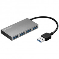 Hub USB Sandberg 133-88 4 Ports Gris En Tunisie