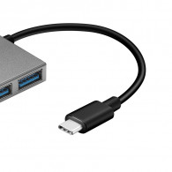 Hub USB Sandberg 136-20 4 Ports USB-C Gris en Tunisie