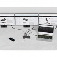 Station d'Accueil Sandberg Pro 136-61 USB-C 13En1 Gris en Tunisie Station d'Accueil Sandberg Pro 136-61 USB-C 13En1 Gris en Tunisie
