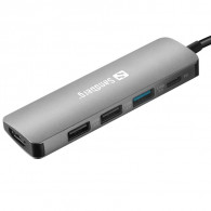 Station d'Accueil Sandberg 136-32 USB-C Gris en Tunisie Station d'Accueil Sandberg 136-32 USB-C Gris en Tunisie