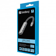 Station d'Accueil Sandberg 136-32 USB-C Gris en Tunisie Station d'Accueil Sandberg 136-32 USB-C Gris en Tunisie
