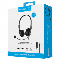 Micro Casque Sandberg 126-21 USB + Jack Noir en Tunisie