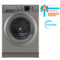 Machine à Laver Frontale Ariston NSWM925CGGMA 9Kg Silver