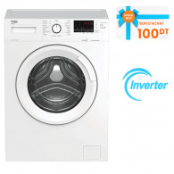 Machine à Laver Frontale Beko WUE6513XWW 6Kg Inverter Blanc