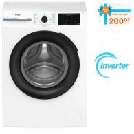 Machine à Laver Frontale Beko BM3WFU47200BW 7Kg Inverter Blanc
