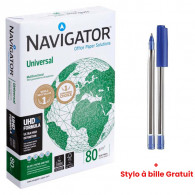 Rame Papier Extra Blanc A4 Navigator 80g/m² 500 Feuilles en Tunisie