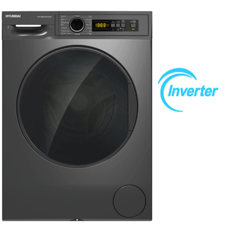 Machine à Laver Hyundai HYN-WM814001-DS01 Inverter 8Kg Gris en Tunisie