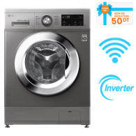 Machine à Laver Frontale LG FH2J3TNG5P 8Kg Direct Drive - Silver
