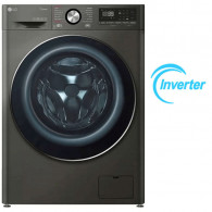 Lavante Séchante LG Frontale LG 9 KG - SMART DD 6M - Silver