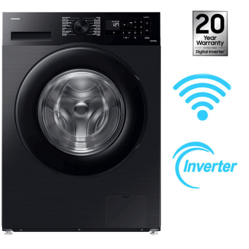 Machine à Laver Frontale Samsung Smart Inverter 9 Kg Noir en Tunisie