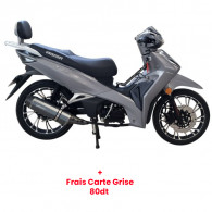 Moto Uniscoot Tiger 125CC Gris en Tunisie