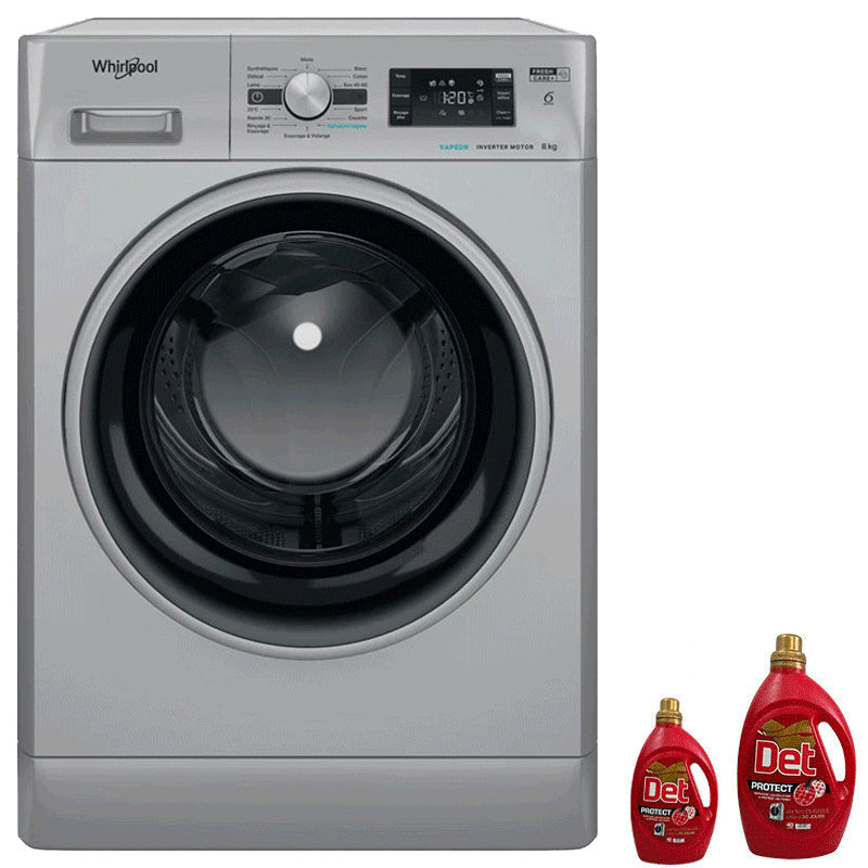 Machine A laver Fontale Whirlpool 8Kg Silver en Tunisie