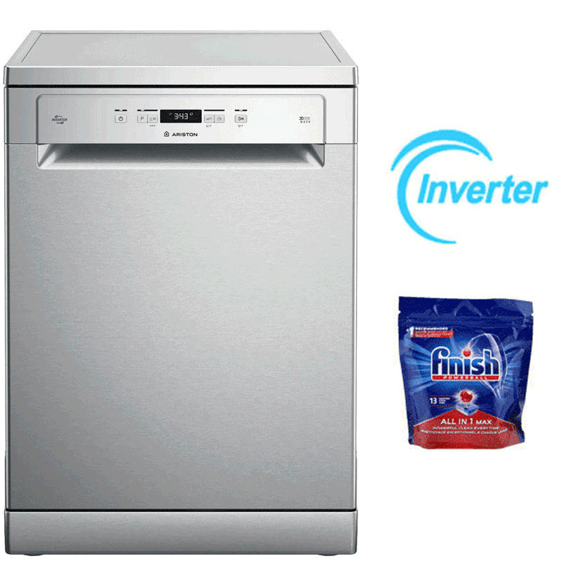 Lave vaisselle Inverter Ariston LFC3C33WFX 14 Couverts Inox en Tunisie Lave vaisselle Inverter Ariston LFC3C33WFX 14 Couverts Inox en Tunisie