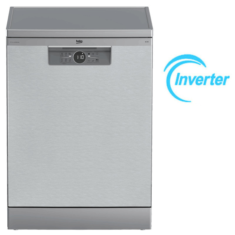 Lave Vaisselle Beko BDFN26522XQ Inverter 15 Couverts Inox Lave Vaisselle Beko BDFN26522XQ Inverter 15 Couverts Inox