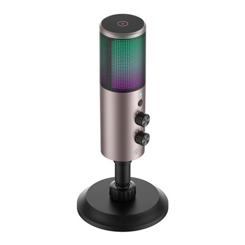 Microphone Gamer Havit GK61 RGB Noir En TunisieMicrophone Gamer Havit GK61 RGB Noir En Tunisie