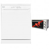 Lave vaisselle Brandt 13 Couverts Avec Afficheur Blanc