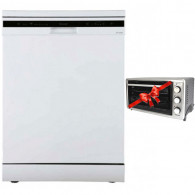 Lave Vaisselle Brandt 12 Couverts Blanc DFP129DW + Afficheur