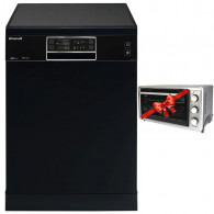 Lave vaisselle BRANDT 14 Couverts Noir (DFH14524B)