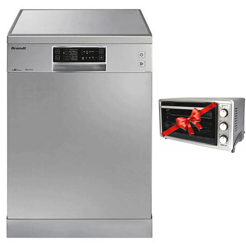 Lave vaisselle Brandt 14 couverts + AFF Inox (DFH14524X) Lave vaisselle Brandt 14 couverts + AFF Inox (DFH14524X)