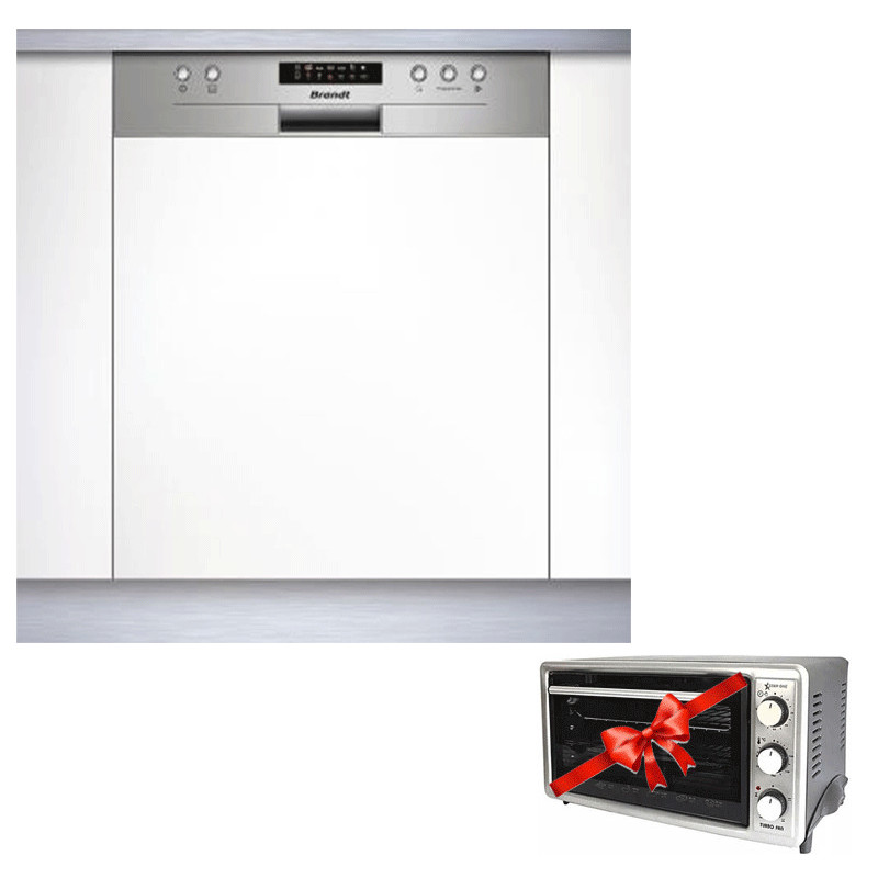 Lave-Vaisselle Encastrable Brandt 14 Couverts Inox (BDB424LX) Lave-Vaisselle Encastrable Brandt 14 Couverts Inox (BDB424LX)
