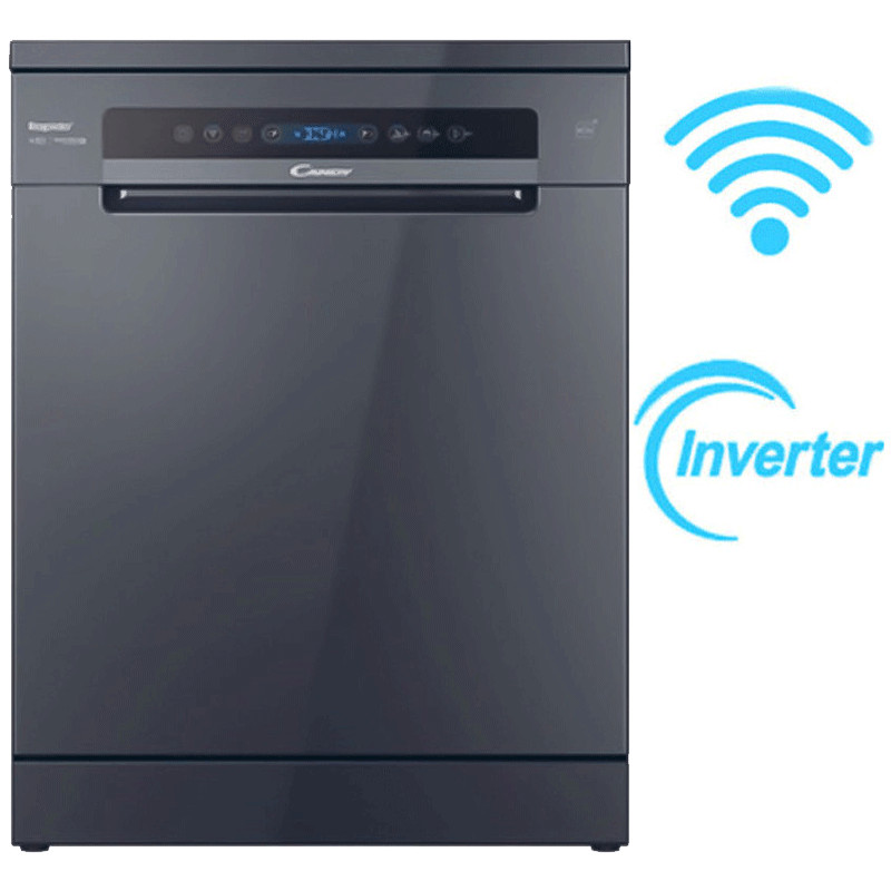 Lave vaisselle Candy CF6D4F0A Smart Inverter 16 Couverts Inox en Tunisie Lave vaisselle Candy CF6D4F0A Smart Inverter 16 Couverts Inox en Tunisie