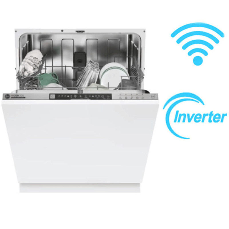 Lave Vaisselle Encastrable Hoover HI3E7L0S 13 Couverts Inox en Tunisie
